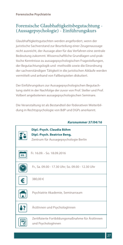 Infoseite - Psychiatrie Akademie K&ouml;nigslutter