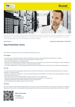App Entwickler Job in Hannover