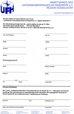 Mitgliedsantrag