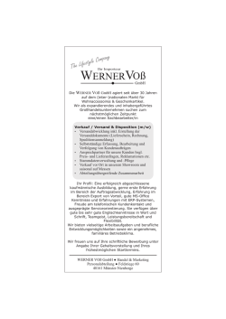 Versand - Werner Voß GmbH