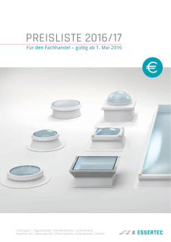 Preisliste - ESSERTEC GmbH