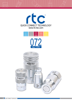 www.rtc-tec.com QUICK CONNECT TECHNOLOGY