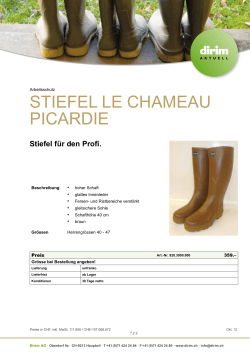 Stiefel le ChAmeAu PiCArdie