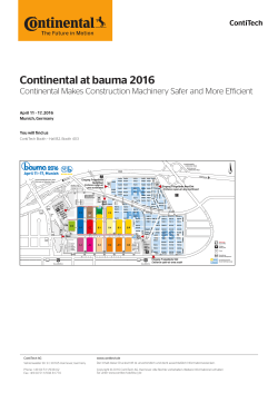Continental at bauma 2016