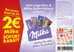 Coupon - Milka