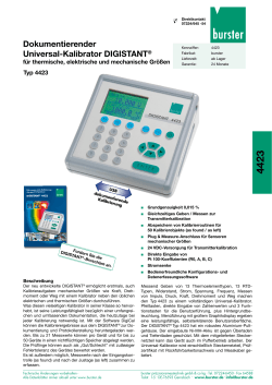 Datenblatt 4423 Deutsch - Burster Präzisionsmesstechnik GmbH