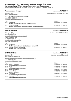 Druckansicht - Hauptverband