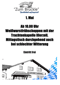 Brckle 1.Mai - Erlebnisgastro BALU