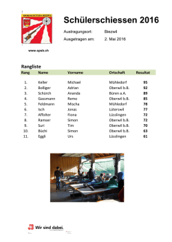 Rangliste