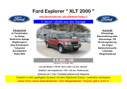 Ford Explorer " XLT 2000 "