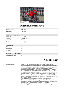 Detailansicht Ducati Multistrada 1200