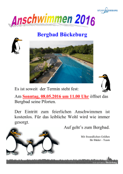 Bergbad Bückeburg - Baeder