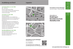 Einj&auml;hrigen Berufsfachschule Metalltechnik