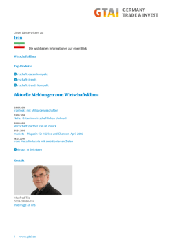 Iran - Germany Trade & Invest
