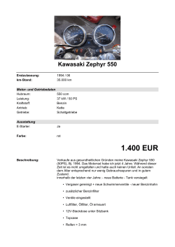 Detailansicht Kawasaki Zephyr 550