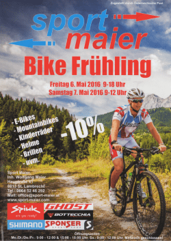 Bike Frühling