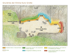 Grundriss der Emma Kunz Grotte