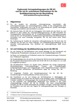 Ergänzende Vertragsbedingungen
