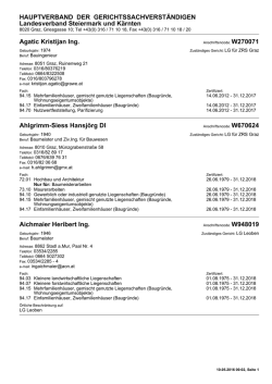 Druckansicht - Hauptverband