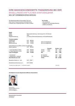 ihre massgeschneiderte finanzierung bei der