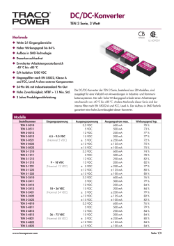Technisches Datenblatt (Deutsch)