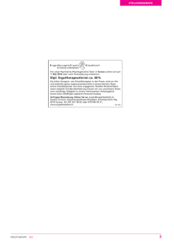 Dipl. Ergotherapeutin/en ca. 40%