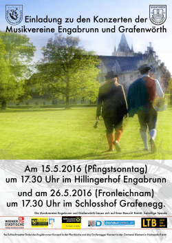 Konzert 2016 - Musikverein Grafenwörth