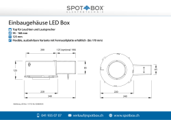 Datenblatt LED Box