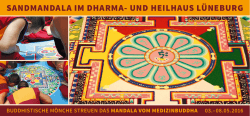 sandmandala im dharma- und heilhaus lüneburg