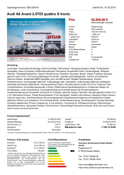 Audi A6 Limousine 3.0 quattro S line Xenon BOSE Navi