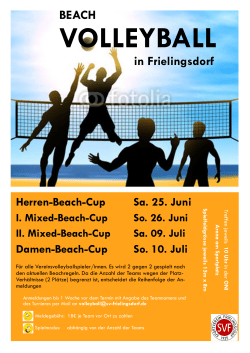 Plakat - volleyball