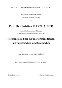 Prof. Dr. Christina MÄRZHÄUSER