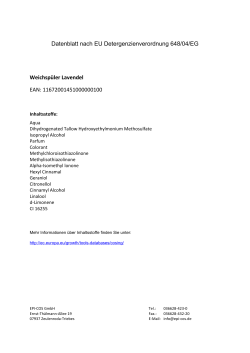 Datenblatt WSP Lavendel 1,5L - EPI
