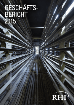 Geschäftsbericht 2015