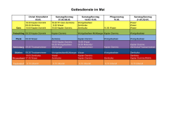 Gottesdienste im Mai