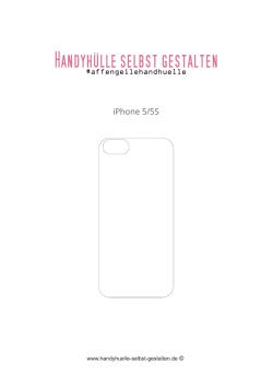 iphone 5/5S Vorlage downloaden