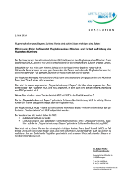 resolution - Mittelstandsunion Erlangen
