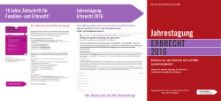 und Erbrecht!