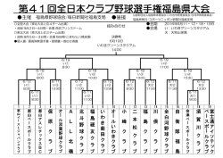 第41回全日本クラブ野球選手権福島県大会