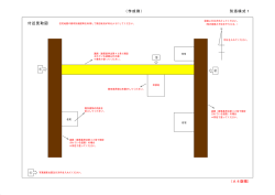 付近見取図 別添様式1 （作成例） （A4版横）