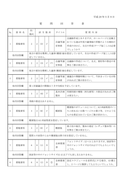 質問回答書（PDF形式 78キロバイト）