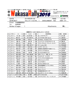 DOCUMENT NO． To： Number of pages