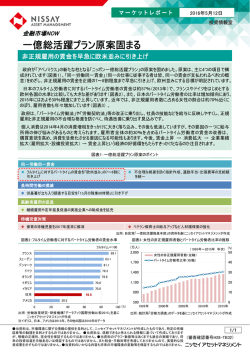 一億総活躍プラン原案固まる