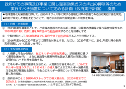 （政府実行計画）の概要 [PDF 211 KB]