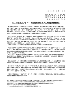 hitoeを活用したドライバー向け眠気検知システムの実証実験