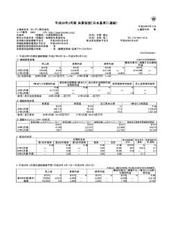 平成 28年 3月期 決算短信