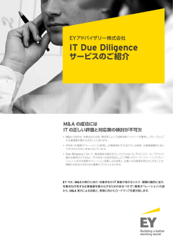 IT Due Diligenceサービスのご紹介
