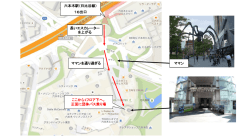 六本木駅（日比谷線） 1c出口 長いエスカレーター を上がる ママン ママン