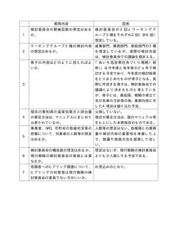 質問の回答 [PDFファイル／8KB]
