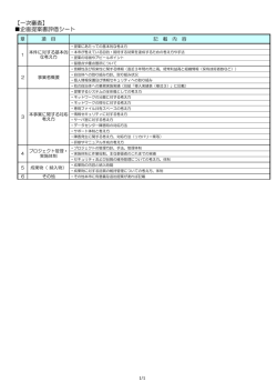 【一次審査】 企画提案書評価シート